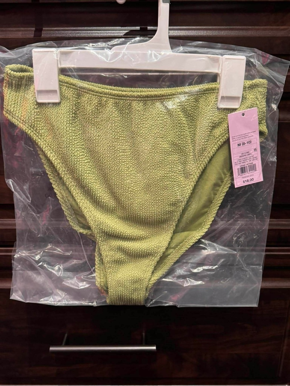 Green High-Cut Bikini Bottom - Women Swim MEDIUM